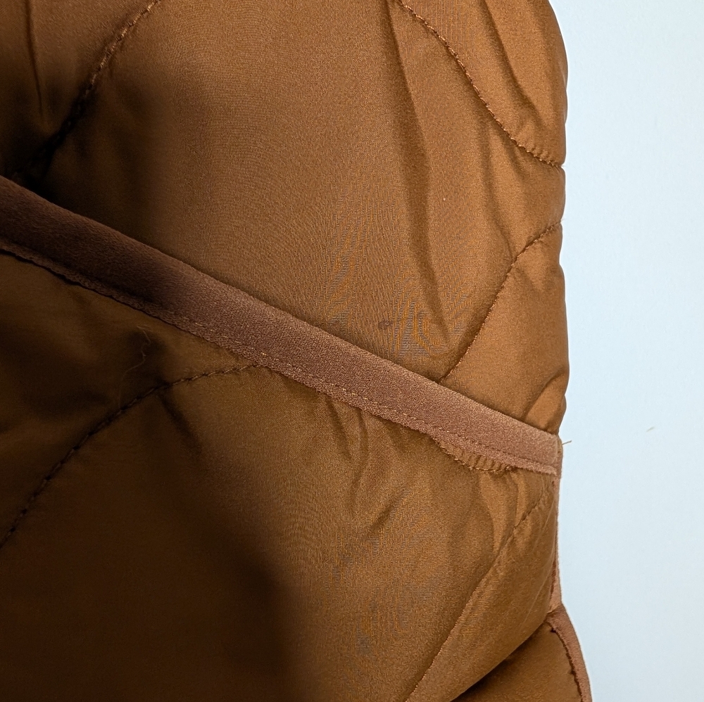 J. Crew Signature Puffer Vest Recycled Primaloft Brown XS - Picture 5 of 11